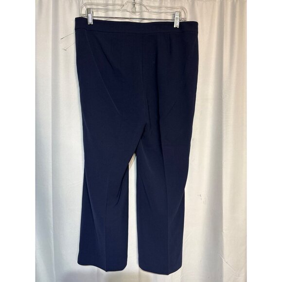 Lafayette 148 Navy Blue Manhattan Straight Leg Trousers Size 6 Womens Business C - Picture 4 of 7